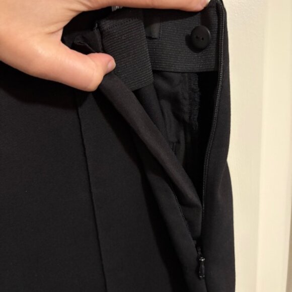 LOFT High-Waist Kick Crop Black Pants EUC - Picture 5 of 8